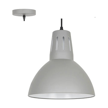 Radiant Pendant Steel 280mm Grey E27 1x40w - image 01