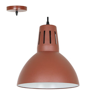 Radiant Pendant Steel 280mm Rust E27 1x40w in Electrical & Lighting,Lighting,Interior Lighting