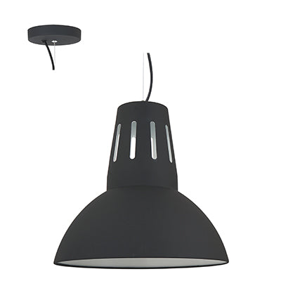 Radiant Pendant Steel 345mm Charcoal Grey E27 1x40w in Electrical & Lighting,Lighting,Interior Lighting