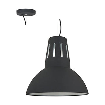 Radiant Pendant Steel 345mm Charcoal Grey E27 1x40w - image 01