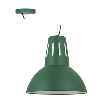 Radiant Pendant Steel 345mm Green E27 1x40w - image 01