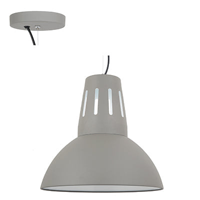 Radiant Pendant Steel 345mm Grey E27 1x40w in Electrical & Lighting,Lighting,Interior Lighting