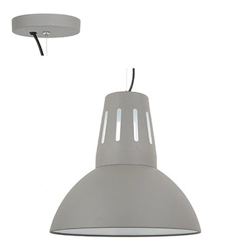 Radiant Pendant Steel 345mm Grey E27 1x40w in Electrical & Lighting,Lighting,Interior Lighting