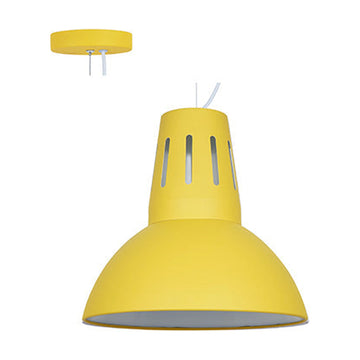 Radiant Pendant Steel 345mm Yellow E27 1x40w - image 01
