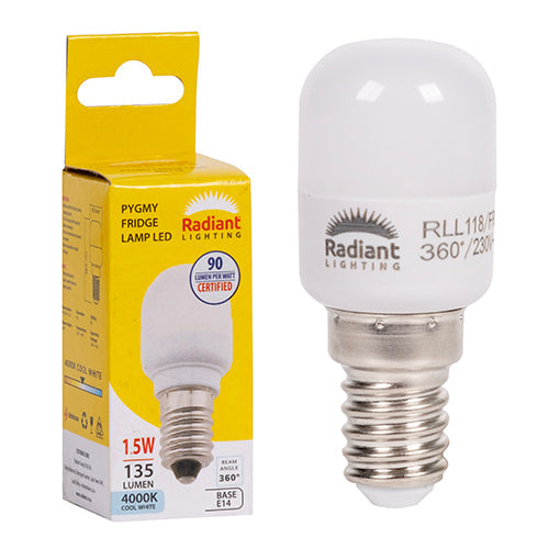 Radiant Pygmy 1.5W LED E14 4000K N in Electrical & Lighting,Lighting,Globes & Tubes