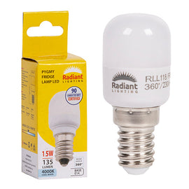 Radiant Pygmy 1.5W LED E14 4000K N in Electrical & Lighting,Lighting,Globes & Tubes