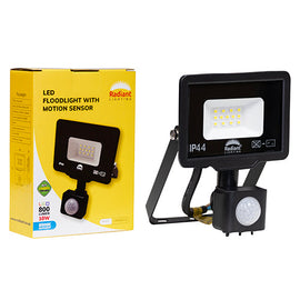 Radiant Floodlight & Motion Sensor LED 10w 6500K in Electrical & Lighting,Lighting,Exterior Lighting
