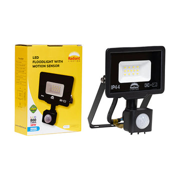 Radiant Floodlight & Motion Sensor LED 10w 6500K - image 01
