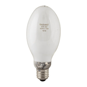 Radiant HPS Elliptical E27 70w 16000h Internal Ignitor in Electrical & Lighting,Lighting,Globes & Tubes