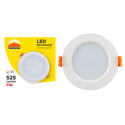 Radiant Downlight White LED 7w 6000K (D112) in Electrical & Lighting,Lighting,Interior Lighting