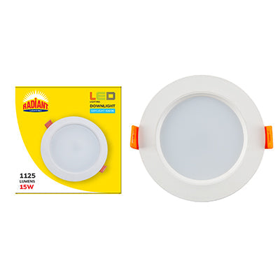 Radiant Downlight White LED 15W 6000K (D114) in Electrical & Lighting,Lighting,Interior Lighting