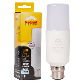 Radiant LED Stick Lamp T44 Day/Night Sensor 12w B22 4000K N in Electrical & Lighting,Lighting,Globes & Tubes
