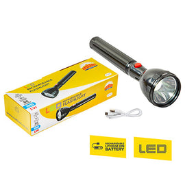 Radiant Rechargeable Flashlight Black LED 1w 6500K in Electrical & Lighting,Lighting,Portable & Loadshedding Lighting