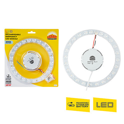 Radiant Rechargeable Emergency LED Module 205mm 16w 4000K for Sale ...