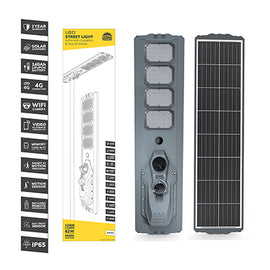 Radiant Solar Street Light with 4G Camera LED 62w = Traditional 400w