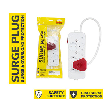 Radiant Surge Multi-Plug 6 Way with Surge Overload Protection - image 01