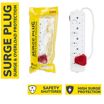 Radiant Surge Multi-Plug 10 Way with Surge & Overload Protection in Electrical & Lighting,Electrical Accessories,Multiplugs & Extension Cords