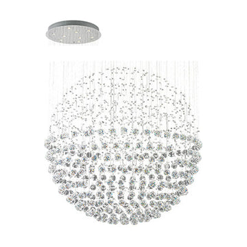 Radiant 9LT Ball Chandelier Crystal Chrome GU10 9x50W - image 01