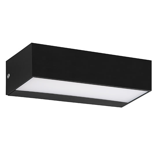 Radiant Wall Light Onyx Outdoor Black LED 2x4.5W in Electrical & Lighting,Lighting,Exterior Lighting
