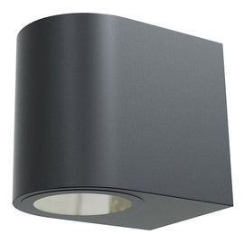 Radiant Wall Light Ombra Outdoor Round Black LED 1x7w in Electrical & Lighting,Lighting,Exterior Lighting