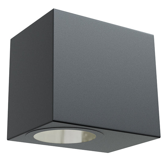 Radiant Wall Light Omni Outdoor Square Black LED 1x7w in Electrical & Lighting,Lighting,Exterior Lighting