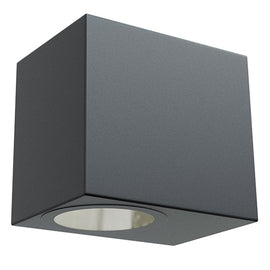 Radiant Wall Light Omni Outdoor Square Black LED 1x7w in Electrical & Lighting,Lighting,Exterior Lighting