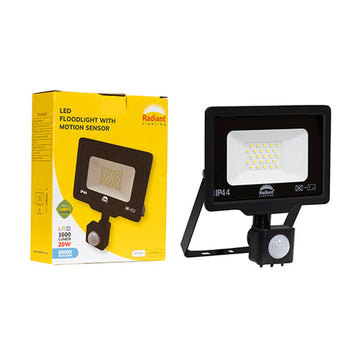 Radiant Floodlight & Motion Sensor LED 20W 6500K - image 01