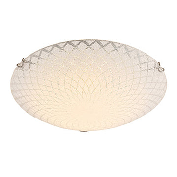Radiant Line Pattern Ceiling Light Chrome E27 2x40w in Electrical & Lighting,Lighting,Interior Lighting
