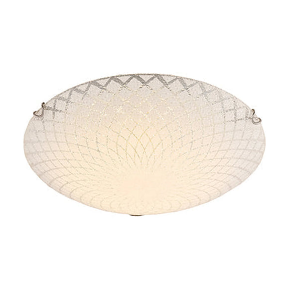 Radiant Line Pattern Ceiling Light Chrome E27 3x40w - image 01