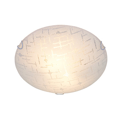 Radiant Line Pattern Ceiling Light 400mm Chrome E27 3x40w in Electrical & Lighting,Lighting,Interior Lighting