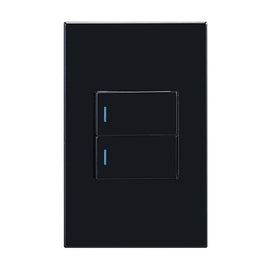 Horizon Modern 2L1W Switch Black - image 01