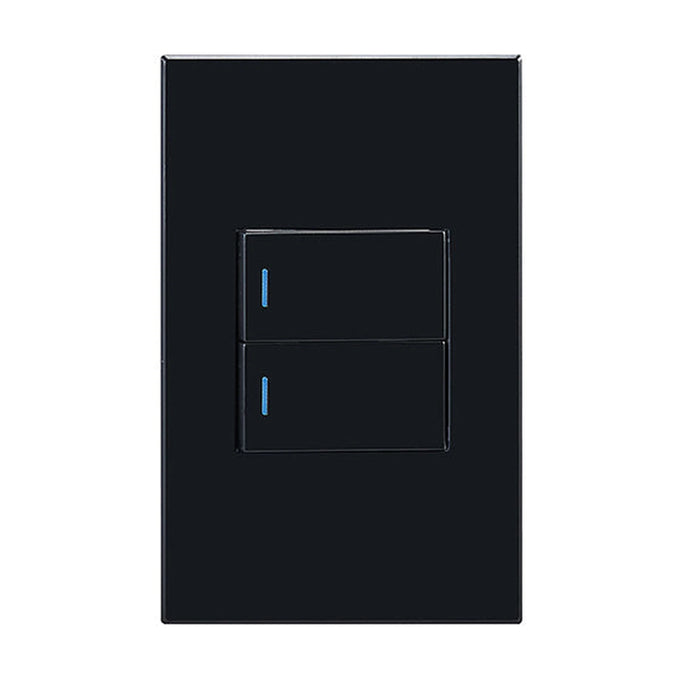Horizon Modern 2L1W Switch Black - image 01