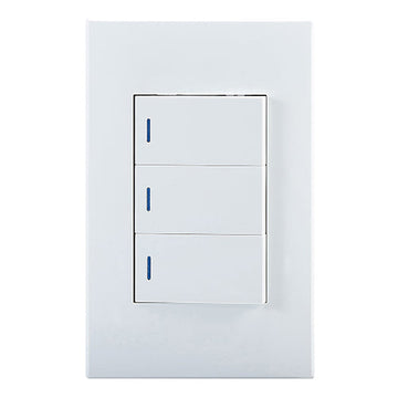 Horizon Modern 3L1W Switch White in Electrical & Lighting,Electrical Accessories,Switch & Plug Sockets