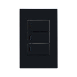 Horizon Modern 3L1W Switch Black in Electrical & Lighting,Electrical Accessories,Switch & Plug Sockets