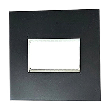 Horizon Modern Single Socket Grid Black - image 01