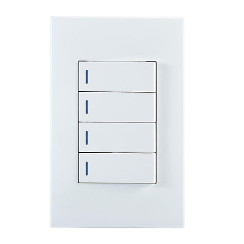 Horizon Modern 4L1W Switch White in Electrical & Lighting,Electrical Accessories,Switch & Plug Sockets