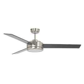 Radiant Rove Ceiling Fan 3 Blades Brushed Nickel Black&White 30W in Electrical & Lighting,Lighting,Ceiling Fans