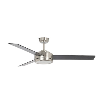 Radiant Rove Ceiling Fan 3 Blades Brushed Nickel Black&White 30W - image 01