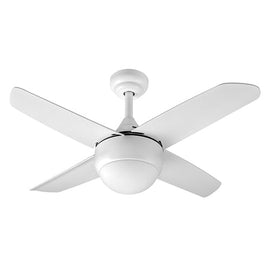 Radiant Rush Ceiling Fan 4 Blades Pull Switch Matt White 50W in Electrical & Lighting,Lighting,Ceiling Fans
