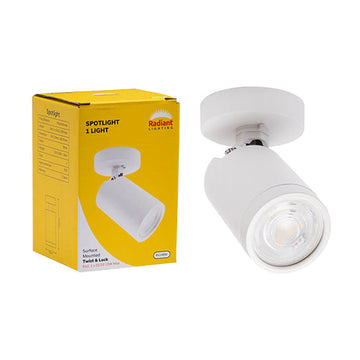 Radiant Spotlight 1LT Surface Mount Twist & Lock White - image 01