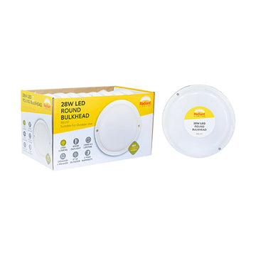 Radiant Round Bulkhead LED 28w 2500lm 6500K (Sold in Pack of 8 only) - image 01