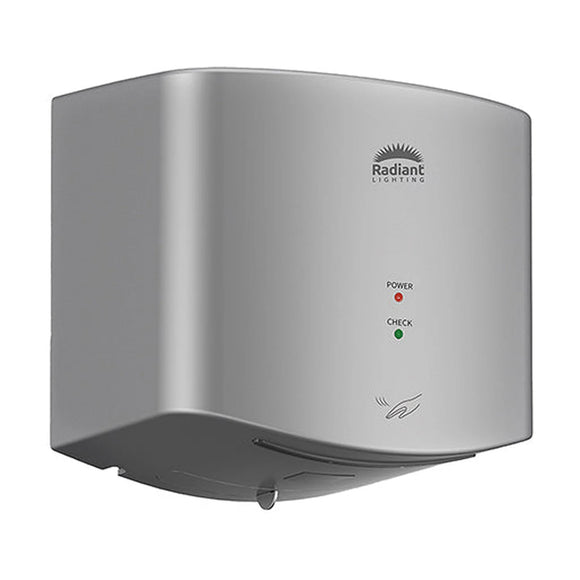 Radiant Hand Dryer Silver High Speed Motor Power 550w - image 01