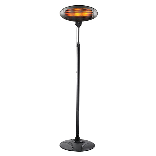 Radiant Free-standing Quartz Heater 2000W Indoor or Outdoor