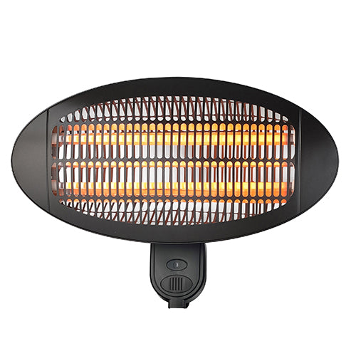 Radiant Wall-mounted Quartz Heater 2000W Indoor or Outdoor