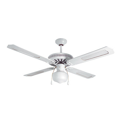 Radiant Rattan Ceiling Fan with Light White E27 1x60w in Electrical & Lighting,Lighting,Ceiling Fans