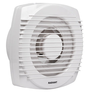 Radiant Extractor Fan Square Window Fan 250mm White 23W in Electrical & Lighting,Lighting,Extractor Fans