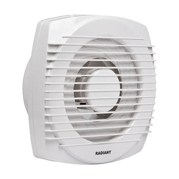 Radiant Extractor Fan Square Window Fan 250mm White 23W - image 01