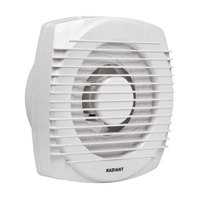 Radiant Extractor Fan Square Window Fan 250mm White 23W - image 01