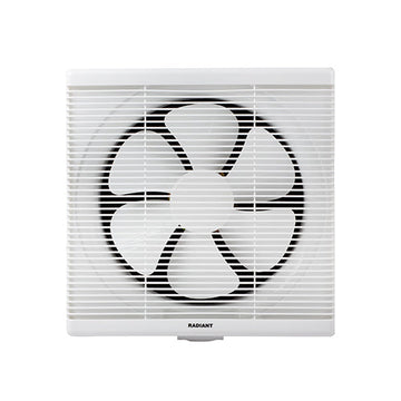 Radiant Extractor Fan Square Wall-Louvre Fan White 48W in Electrical & Lighting,Lighting,Extractor Fans