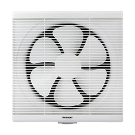 Radiant Extractor Fan Square Wall-Louvre Fan White 48W - image 01